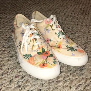 Keds x Rifle Paper Co sneakers, size 8